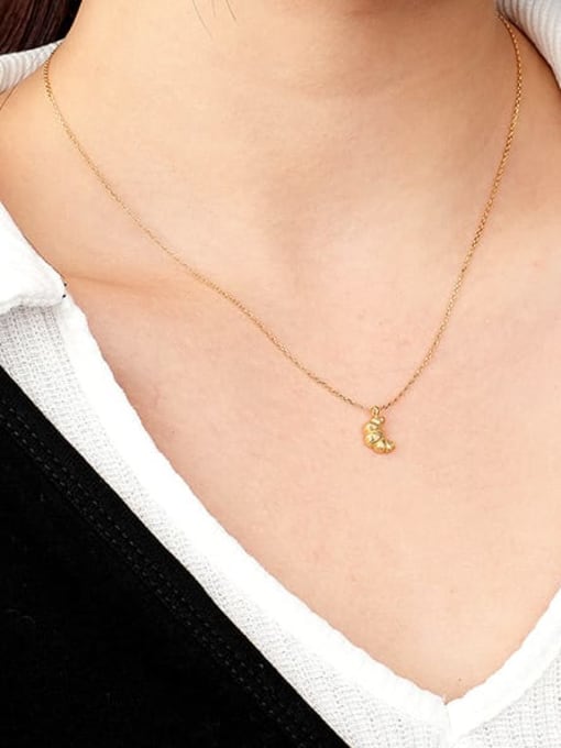 Croissant Necklace